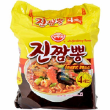 Korean Jin Jjambbong Ramen Hot Spicy Seafood Instant Noodles